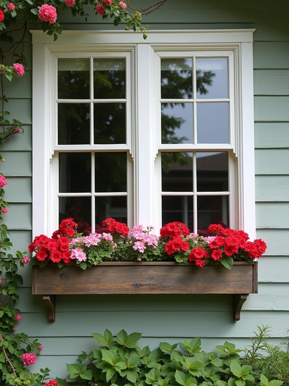 charming window box displays