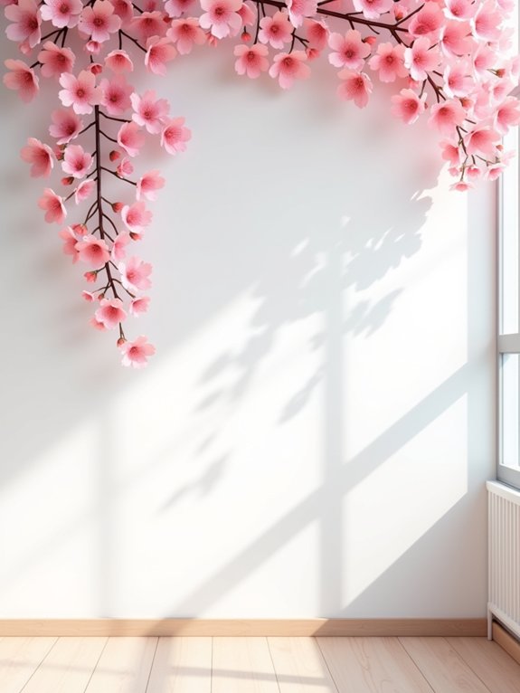cherry blossom wall art