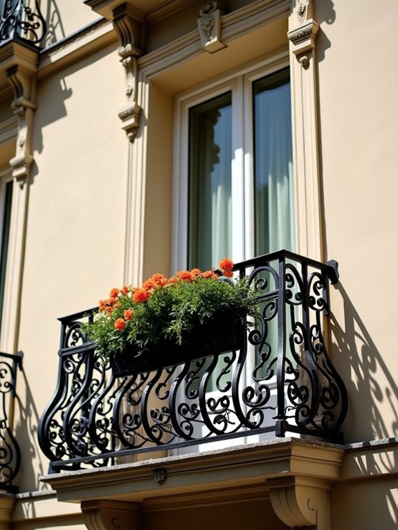 classic french balcony design