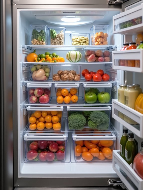 clear stackable storage bins
