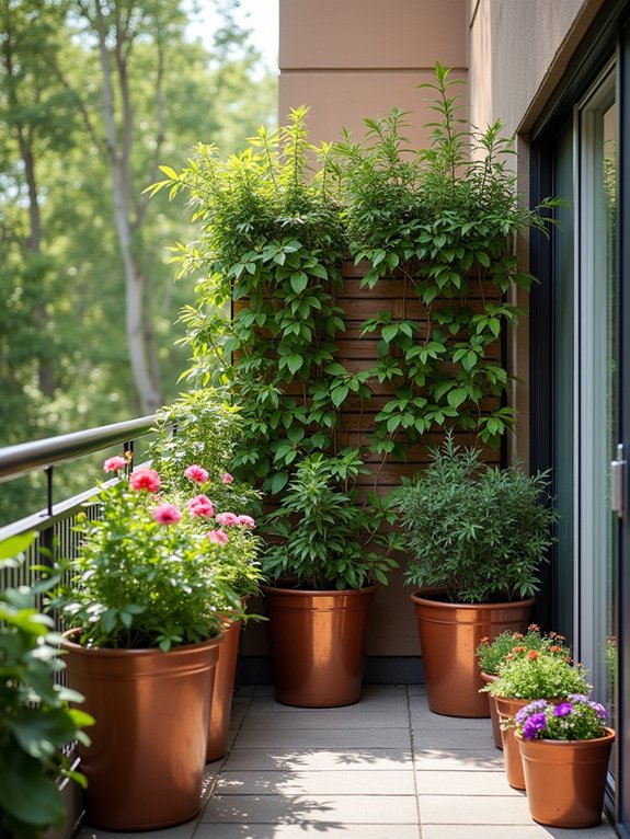 clever balcony garden combinations