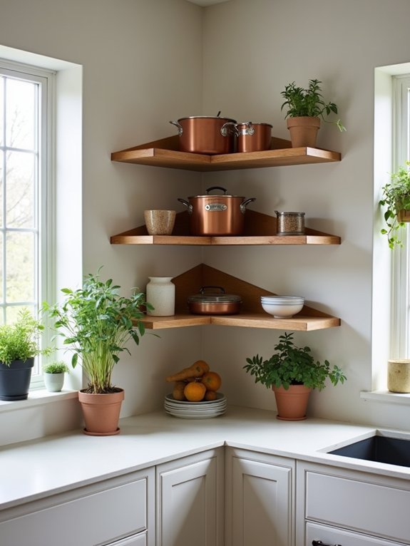clever corner shelving solutions