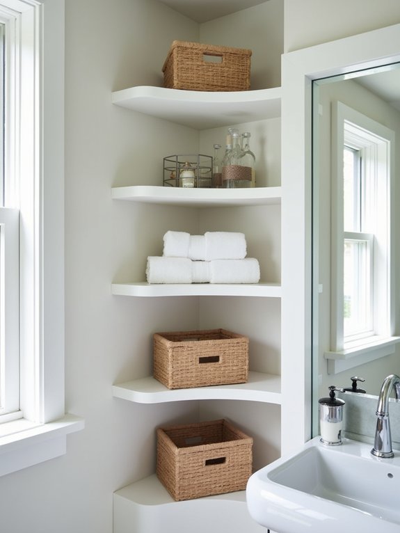 clever corner shelving solutions