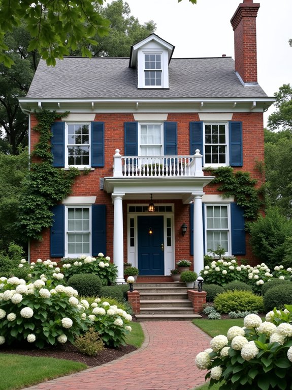 coastal charm with brick