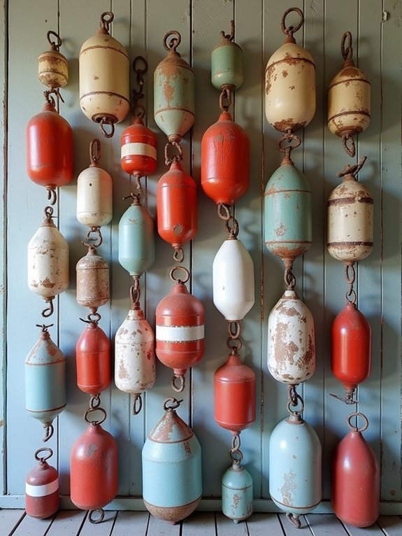coastal charm with buoys