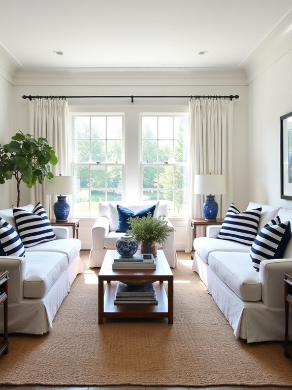 coastal elegance in blue