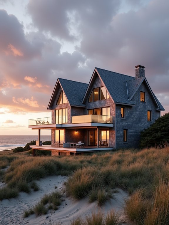 coastal grey beach house