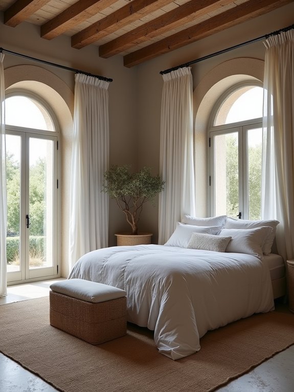 coastal grey bedroom elegance
