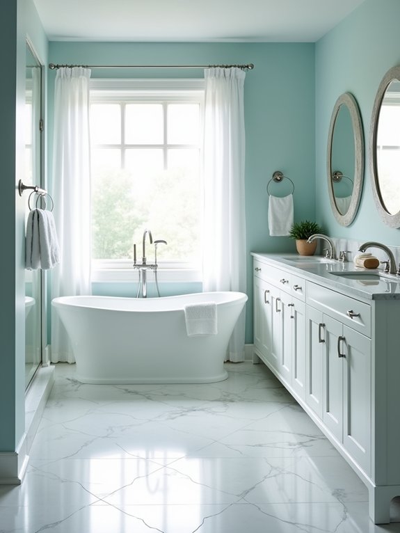 coastal inspired bathroom retreat