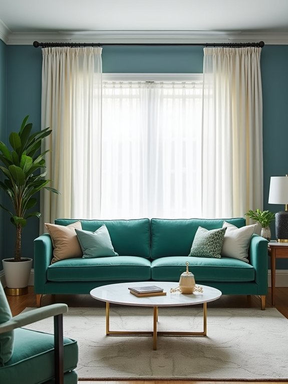 coastal inspired blue and mint