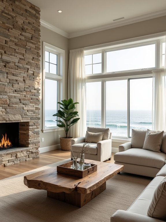 coastal inspired natural stone d cor