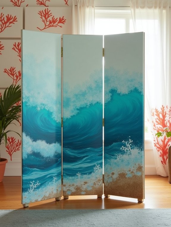 coastal inspired room dividers