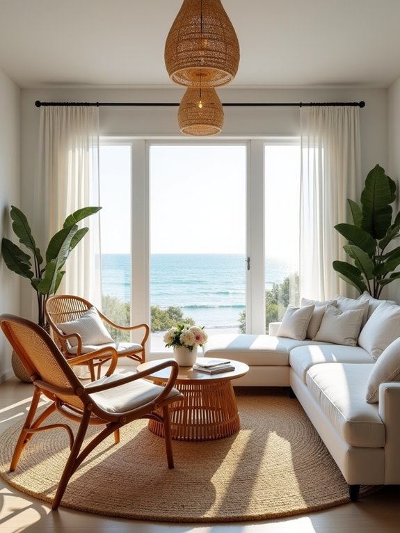 coastal rattan furniture charm