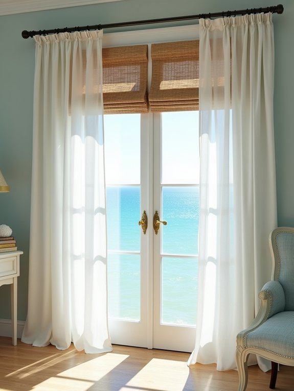 coastal window treatment ideas
