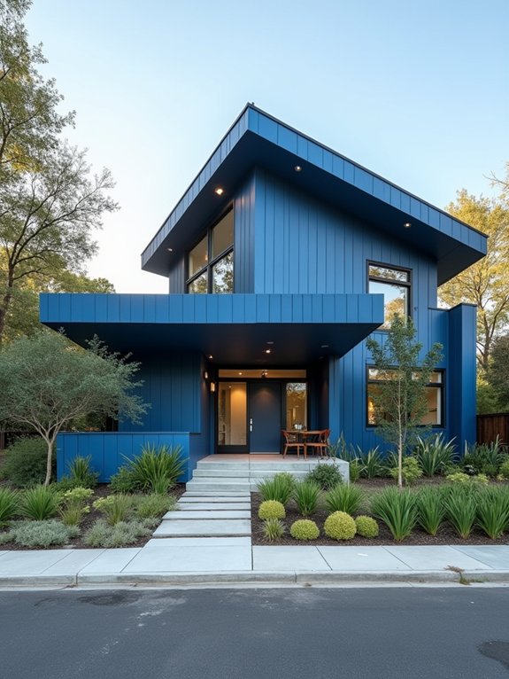 cobalt blue mid century transformation