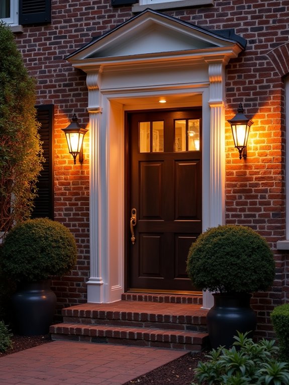 colonial copper lantern elegance