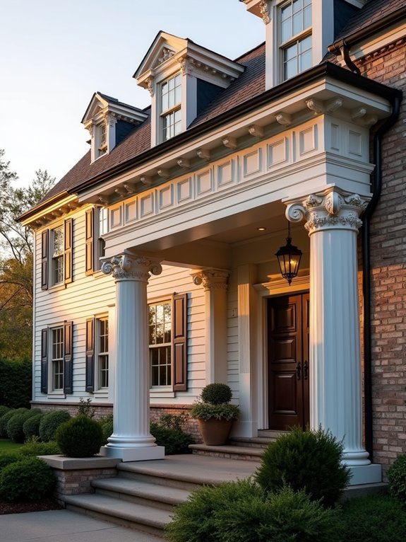 colonial decorative millwork details