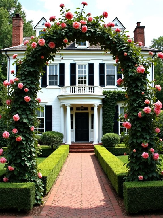 colonial garden trellis elegance