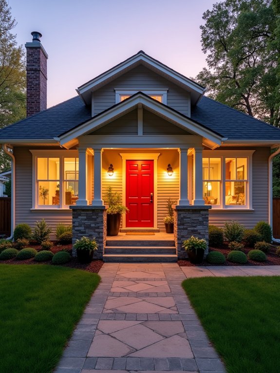 colorful inviting front entrances