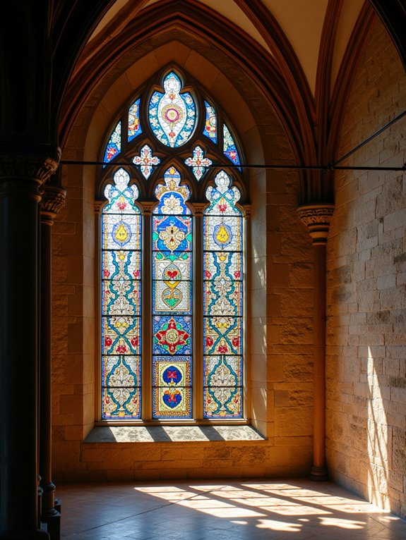colorful stained glass elegance