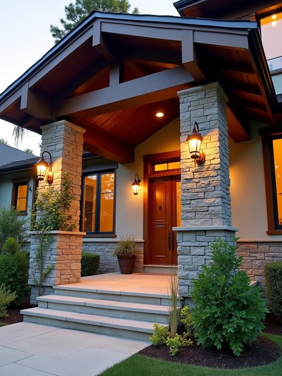 column makeover for curb appeal