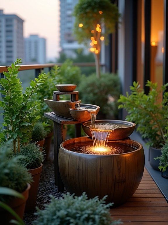 compact tranquil water features