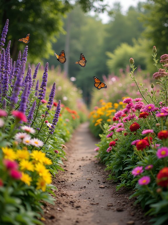 continuous blooming butterfly garden