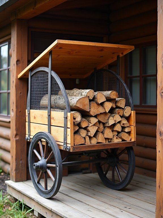 convenient firewood transport solution