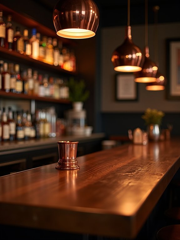 copper and brass elegance