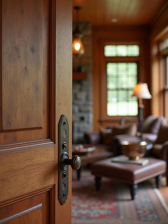 copper and bronze accents