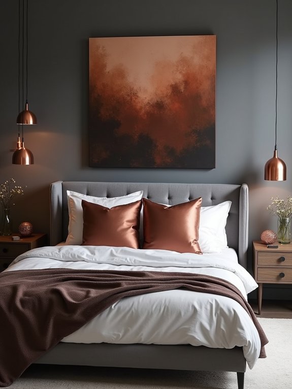 copper and grey harmony