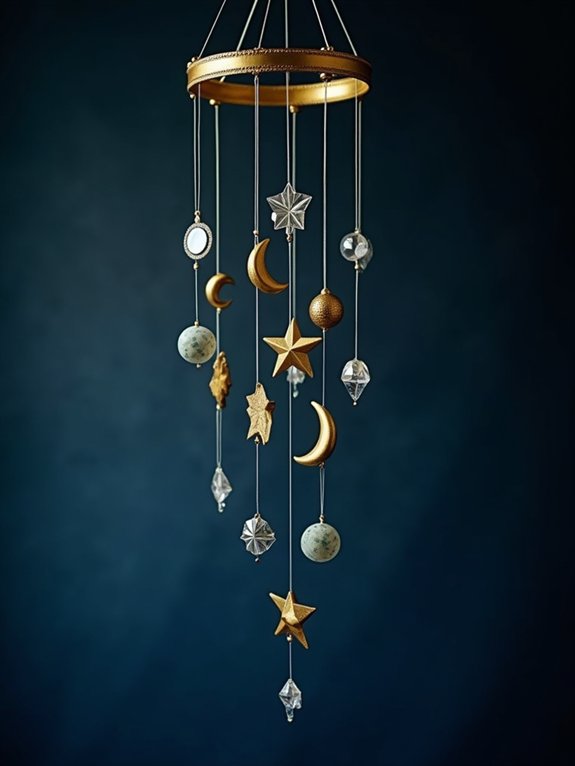 cosmic mobile room decor