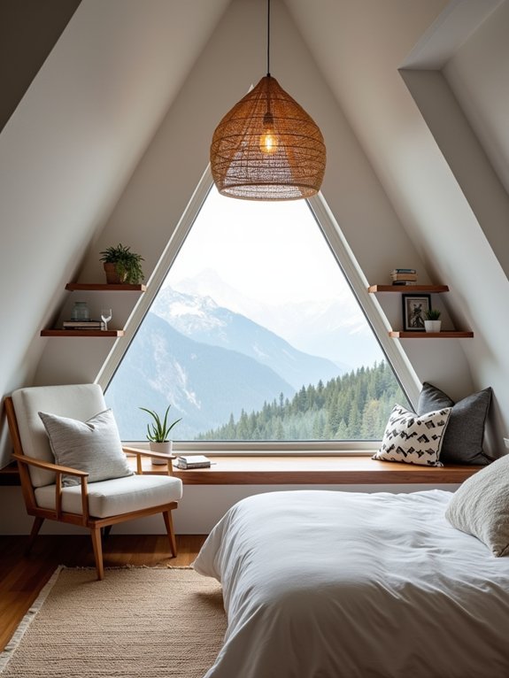 cozy alcove with texture