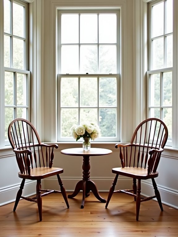 cozy colonial chair arrangement