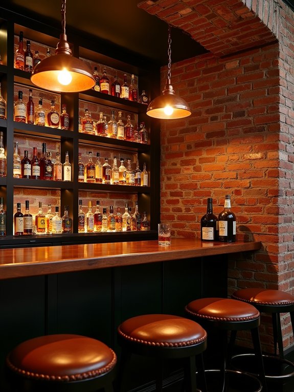 cozy corner bar nook