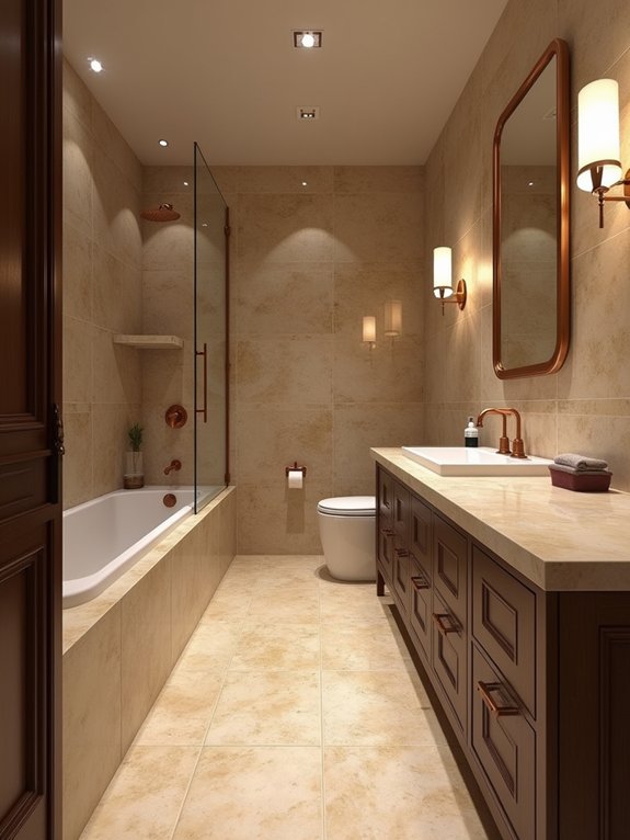 cozy earthy bathroom retreat