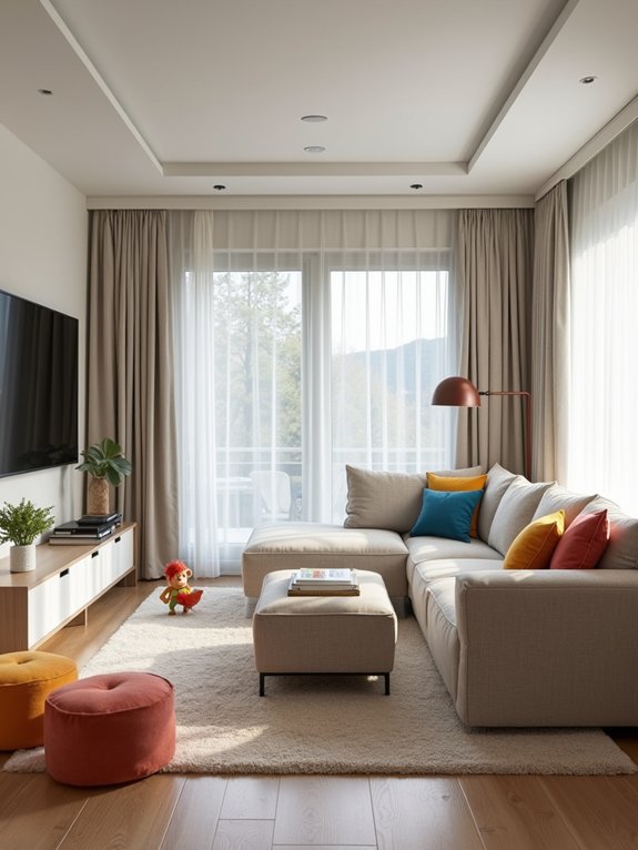 cozy family entertainment zone