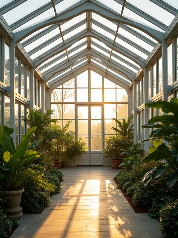 cozy glass garden retreat