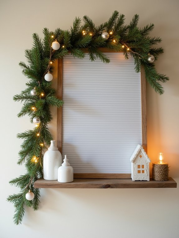 cozy holiday letter board
