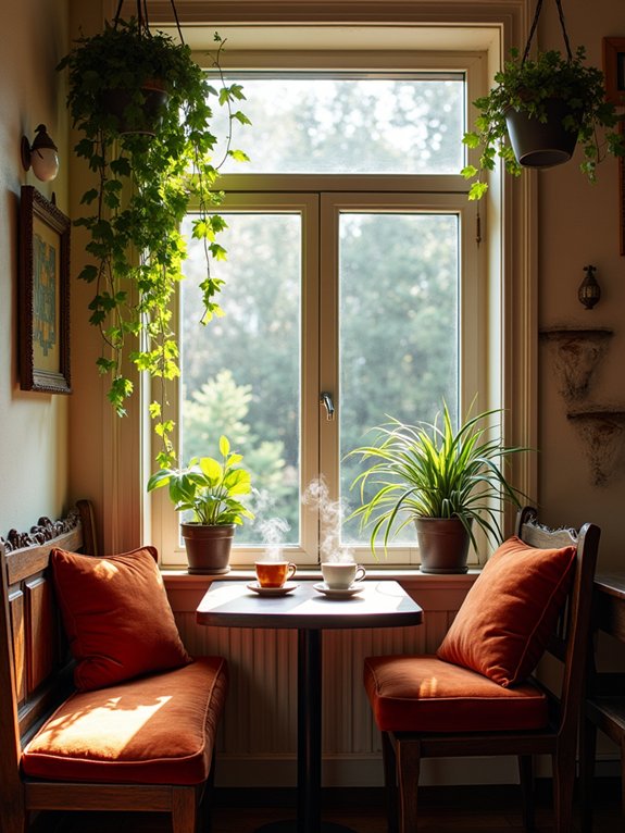 cozy inviting window seating