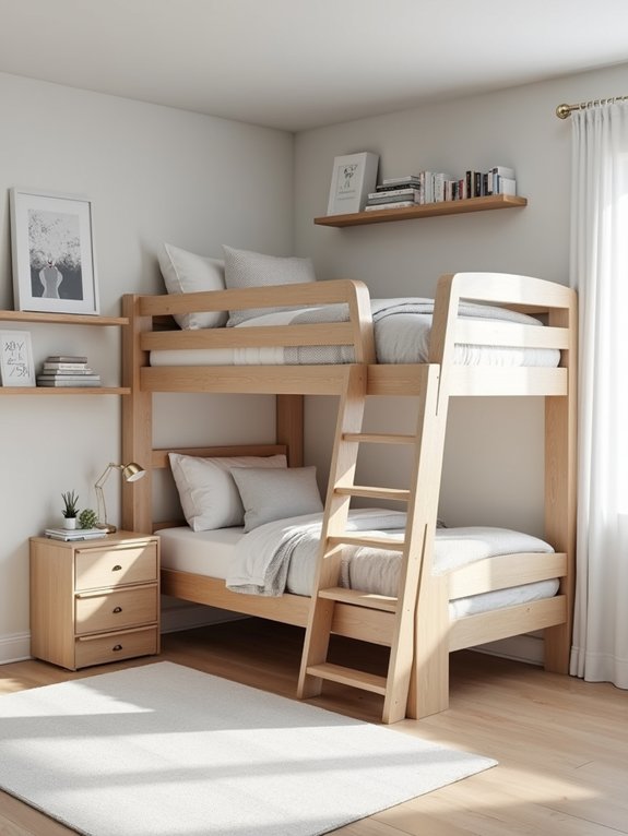 cozy l shaped bunk bed