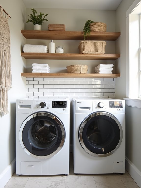 cozy laundry room makeover