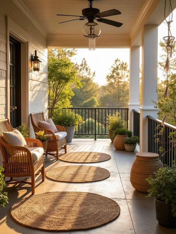 cozy natural fiber decor