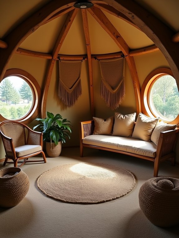 cozy natural fiber textiles