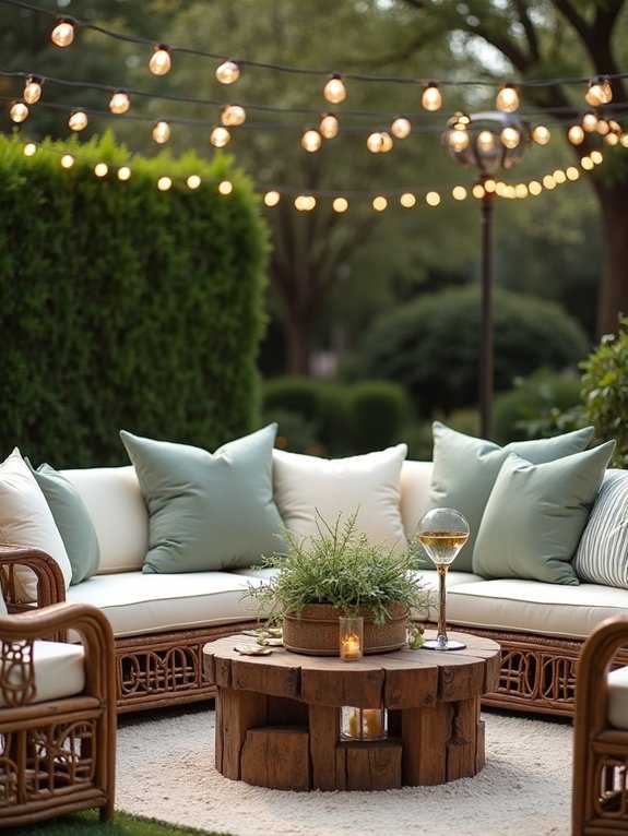 cozy outdoor seating arrangements