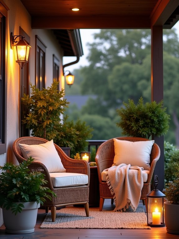 cozy plush seating arrangements