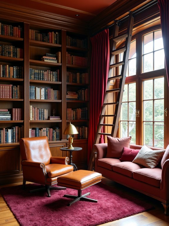 cozy reading nook design