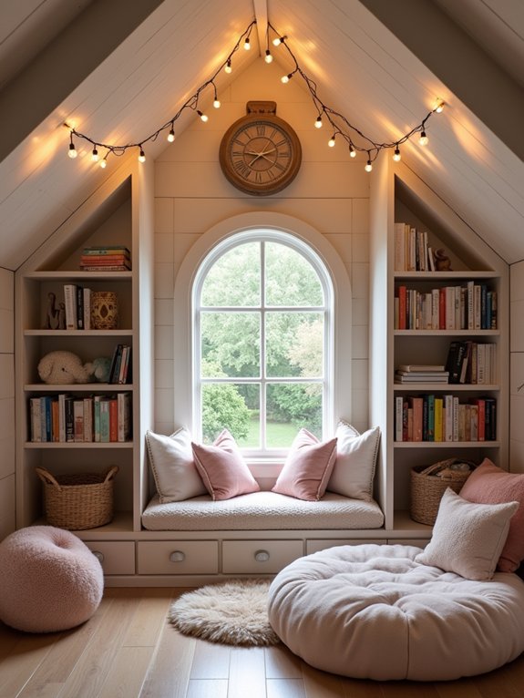cozy reading nook setup
