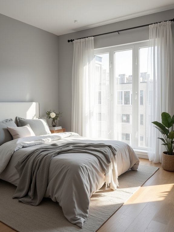cozy scandinavian grey retreat