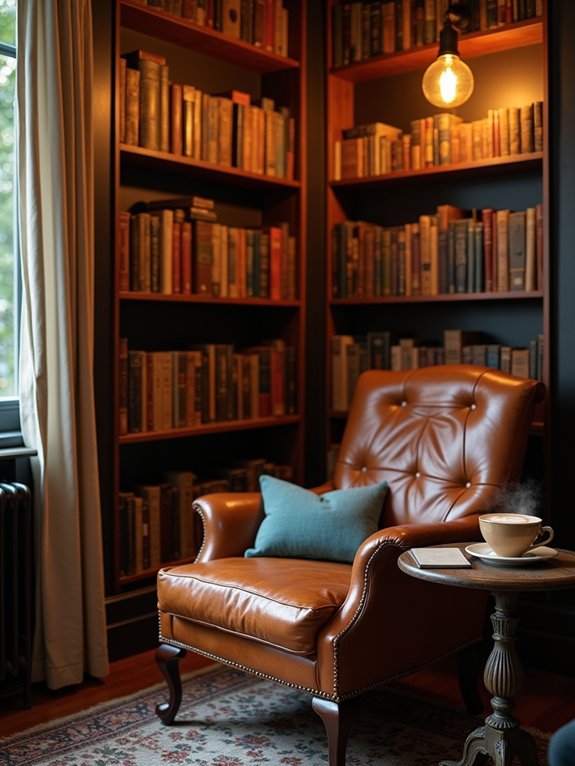 cozy vintage reading nooks